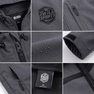 Chaqueta Softshell de Invierno de Alta Calidad con Logotipo OEM, Chaqueta de Lona para Camping y Senderismo, Chaqueta Casual de Lana Personalizada, Impermeable - Product Image 4