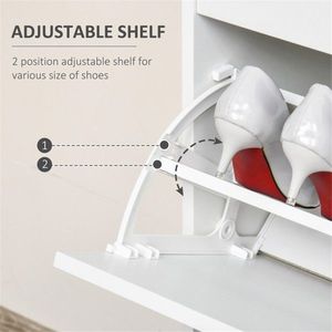 Mobile Portascarpe Moderno Minimalista in Legno Massello con 3 Cassetti per Uso Domestico - Product Image 3