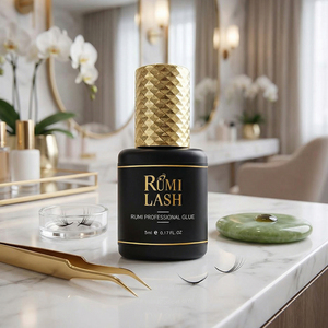 Rumilash กาวต่อขนตา Rumi แบบมืออาชีพความเร็วสูงพร้อมเนื้อแห้งเร็ว1ถึง2วินาที - Product Image 1