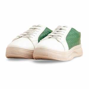 Verde Señoras Casual Sneaker AT7309 Lona Zapatos de moda - Product Image 3