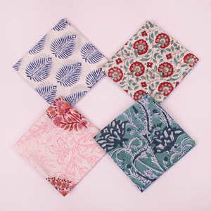 Bandana moderne 100 % coton à motif Paisley, foulard imprimé au bloc, textile teint à la main, turban rustique en coton - Product Image 1