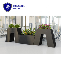 Boîte de plantation décorative en Aluminium, taille personnalisée