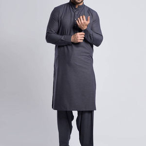 Shalwar Kameez Pakistaní para Hombre, Color Sólido, Transpirable, Personalizado al por Mayor, Kameez Salwar Hecho a Medida de Alta Calidad 2025 para Hombres - Product Image 3