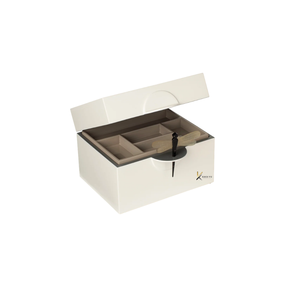 Parfait pour organiser des accessoires ou comme boîte cadeau d'affaires haut de gamme, boîte en laque moderne minimaliste, boîte en laque Dragon. - Product Image 1