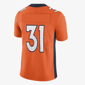 ใหม่คลาสสิกเสื้อฟุตบอลอเมริกันมืออาชีพแขนสั้นคอวีประสิทธิภาพสูงทนทานผ้านุ่มแห้งเร็วเหมาะสำหรับผู้ชาย - Product Image 3