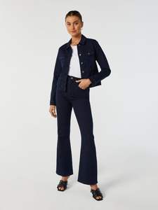 Chaqueta vaquera tie-dye para mujer, estilo lavado único y colorido, abrigo de mezclilla a la moda - Product Image 6