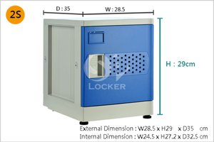 Mini-armoire de rangement à six niveaux en plastique ABS, économique et de qualité supérieure, résistante à la rouille, à l'humidité et à la corrosion, facile à assembler, multi-verrous - Product Image 6