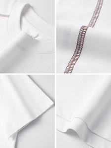 Camiseta personalizada con cuello redondo para hombre, unisex, de algodón 100% grueso, corte holgado, manga corta estampada, hombros caídos. - Product Image 6