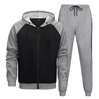 Conjunto Deportivo Casual de Invierno para Hombre, con Capucha, Estilo Deportivo, para Gimnasio, Correr, Entrenamiento, Corte Regular