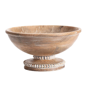 Customization Farmhouse Style Antique Brown Large Fruit <b>Bowl</b> Or <b>Mango</b> <b>Wood</b> Fruit <b>Bowl</b> For Kitchen And Dinning - Product Image 4