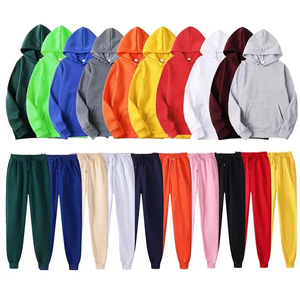 Chándal Deportivo de Dos Piezas para Hombre con Logotipo Personalizado de Alta Calidad, Ropa Deportiva de Gimnasio, Chándal de Forro Polar para Entrenamiento y Jogging - Product Image 3