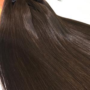 Venta al por mayor 100% Extensiones de Cabello Virgen Vietnamita Marrón Alta Calidad Suelta Onda Natural Profunda Rizada Trama Recta Precio de Fábrica - Product Image 6