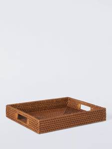 Plateau de service décoratif en rotin de style moderne fait main pour restaurants et hôtels, panier de rangement en promotion - Product Image 4