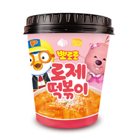 Pororo Nongga Spicy Cheese Instant Noodles Cup Fried Rice Cake Creamy Chicken Flavor quick meal cheese flavor instant noodles