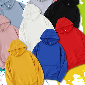 Custom 500 Gsm 100% Cotton Fabric Mens Hoodies Customize Blank Casual Oversized Hoodie Printing Embroidery logo for Unisex - Product Image 4