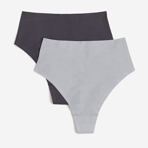 Culottes string sexy pour femmes, taille basse, respirantes, sans coutures, en spandex/coton, pour jeunes adultes matures - Product Image 1