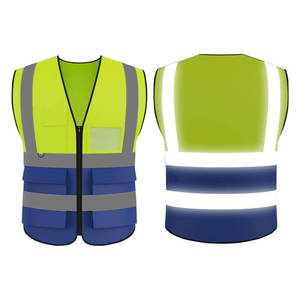 Gilet de travail pour hommes, haute visibilité, vêtements de travail de sécurité, respirant, léger, durable, confortable, gilet de sécurité réfléchissant - Product Image 1