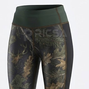 <b>Printed</b> Casual Mid Waist Breathable Knitted Hunting <b>Leggings</b> Comfortable Flexible for Hunting Hiking Fishing Training Travel - Product Image 5