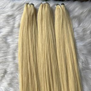 100% cutícula alineada 613 mechones de cabello hueso recto doble trama extensiones de cabello vietnamita sin caída de cabello rubio - Product Image 1