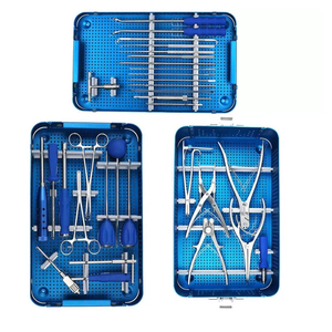 Aluminium Box Packed Polyaxial Pedicle <b>Screw</b> Spinal Fixation System – Orthopedic Surgical Implant <b>Set</b> - Product Image 1