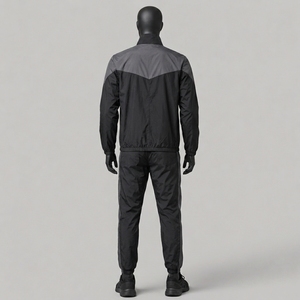 Ensemble de survêtement léger pour homme, coupe-vent, éco-responsable, athlétique, respirant, confortable, coupe régulière, haute performance - Product Image 2
