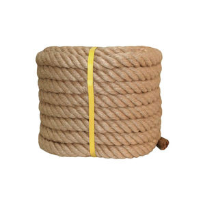 Cuerda de Yute Crudo Trenzado Premium 100% Yute Ecológica y Transpirable Suave Antibacteriana Adecuada para Tejido Textil y Hilado - Product Image 1
