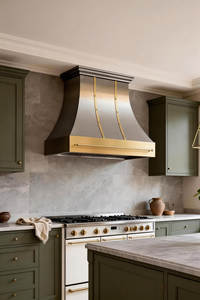 Hotte murale décorative en laiton offrant une ventilation puissante, finition élégante, solution de luxe pour l'amélioration de la cuisine - Product Image 6