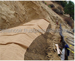 Produit en fibre de coco d'origine sri-lankaise, géotextile, précieux pour le contrôle de l'érosion des sols paysagers, la construction, le contrôle de l'érosion des rives de rivière et l'écosystème. - Product Image 3