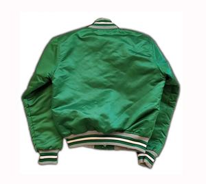 แจ็กเก็ตแนววินเทจกระดุมเสื้อแจ็กเก็ตผ้าซาตินสำหรับผู้ชาย - Product Image 4