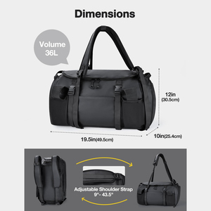 Best Selling Unisex Gym Training Bags with Durable Zipper and Polyester Lining Hot Sale Two Way Carry for Men and Women Gym Bag - Product Image 2