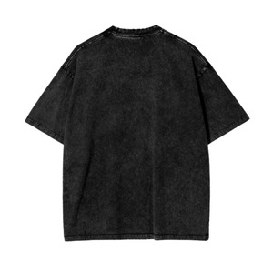 Camiseta de Microfibra de Algodón Grueso de 240 g/m² para Mujer, Talla Grande, Cuello Redondo, Hombros Caídos, Blanca Lisa, Estilo Urbano - Product Image 6