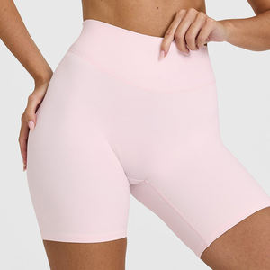 Pantalones cortos de compresión deportivos premium para mujer – Pantalones cortos de entrenamiento atlético de cintura alta para entrenamiento, correr y rendimiento deportivo - Product Image 2