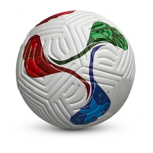 ลูกฟุตบอลคุณภาพสูง สำหรับฝึกซ้อม ทนทาน ผลิตจาก PVC น้ำหนักเบา ใช้ได้ทั้งในร่ม/กลางแจ้ง ขนาด 3 แบบเติมลม สำหรับการฝึกซ้อม - Product Image 4