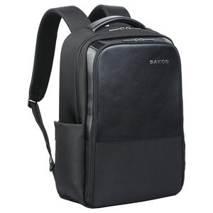 Custom Durable Modern Anti-Theft <b>Laptop</b> <b>Backpack</b> Zipper Geometric USB Charging Port Waterproof Nylon Lining Large Office - Product Image 5