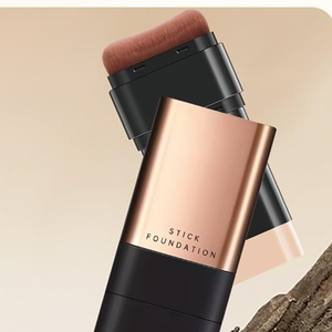 Fond de teint en stick longue tenue à marque privée OEM, couvrance totale, waterproof, avec pinceau, vente en gros - Product Image 3