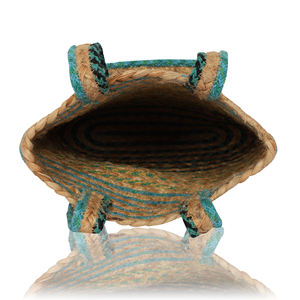 Sac messager en jute personnalisé avec logo imprimé, grande capacité, sac bandoulière avec fermeture éclair pour le travail et les affaires - Product Image 5