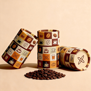 Envase de Té Ecológico en Tubo de Papel Kraft con Tapa de Aluminio y Logotipo Personalizado - Product Image 3