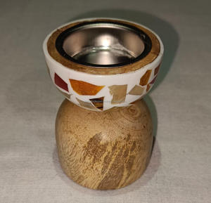 Ensemble de Bakhoor en bois de style arabe élégant, brûleur Mubkhar, Oud, encens traditionnel pour la maison, l'hôtel, par FWE - Product Image 2