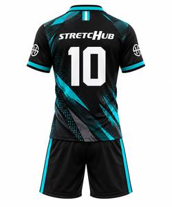 Conjunto de Uniforme de Fútbol Personalizado, Camiseta de Fútbol para Hombre, Pantalones Cortos, Ropa Deportiva de Manga Corta, Ropa de Equipo, Venta al por Mayor, OEM, ODM - Product Image 2
