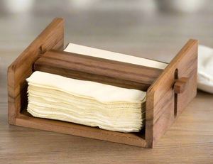 Wooden Napkin Holder For living Room Dining Table <b>Wedding</b> Restaurant Party <b>Tissue</b> Holder For Kitchen Office Desk Napkin Stand - Product Image 4