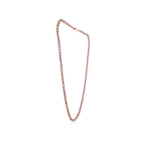 Men's Rose Gold 14K Lab Grown Fancy Diamond Pendant or <b>Charm</b> Round Brilliant Cut 24.42g Trendy Everyday Wear - Product Image 2