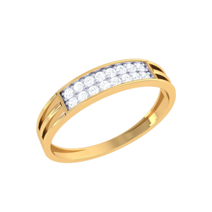 แหวนเพชรโมอิสซาไนต์ทองคำหรูหราสำหรับผู้หญิง ทรงกลม แหวนแต่งงาน แหวนหมั้น - Product Image 5