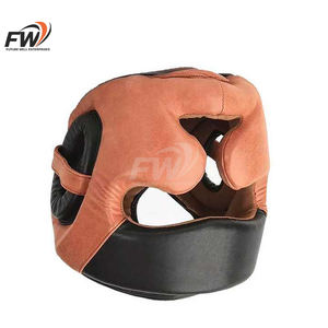 Protectores de Cabeza de Boxeo de Calidad de Exportación al por Mayor, Cascos con Protección Facial y Bucal, Escudo Protector de Cuero PU - Product Image 5