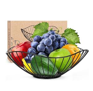 ตะกร้าเหล็กเก็บผลไม้ ดีไซน์สวยทันสมัย ขนาดสั่งทำได้ คุณภาพสูง 100% สำหรับเก็บอาหารและผลไม้ มีความต้องการสูง - Product Image 1