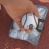 Ballon de Hurling THIZ International en Cuir Officiel de Haute Qualité, Imperméable, Durable et Léger pour l'Exercice – Vente en Gros