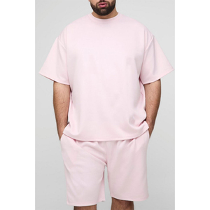 Ensemble été homme respirant et à séchage rapide, deux pièces, vêtements de sport, fitness, entraînement, vêtements de détente, t-shirt à manches courtes et short - Product Image 3