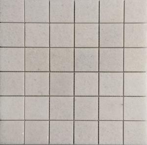 Mosaico de Mármol Blanco Cristal Cuadrado, Pulido, Moderno, para Pared Interior, 300x300mm, 8mm de Grosor, Resistente al Agua - Product Image 2