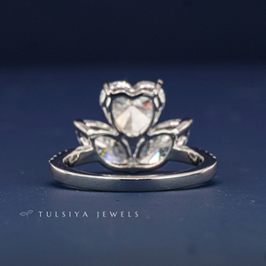 Anillo de Diamante Cultivado en Laboratorio de Oro de 14K para Mujer, Anillo Delicado Minimalista con Diamante Sintético, Joyería Fina Elegante para Uso Diario - Product Image 4