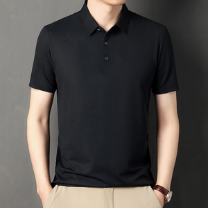 OEM Customized Logo Design New Polo Shirt Men's T-shirt Business Casual Thin Breathable Lapel Men's Short Sleeve - Product Image 5