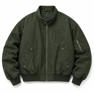 OEM <b>Men's</b> Insulated Bomber <b>Jacket</b> <b>Warm</b> Quilted Outerwear for Winter Casual and Outdoor Use - Product Image 5